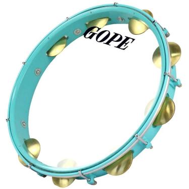 Imagem de Pandeiro Gope 12 Pol. Super Leve Reels Verde 647Slvl