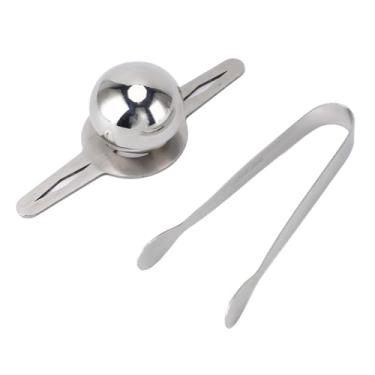 Imagem de Bola Congelada de café Em Aço Inoxidável, Redução de Acidez, Aprimore o Sabor Universal Rack Destacável para Coquetéis de Bourbon de café Com Caixa de Armazenamento