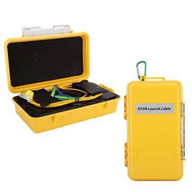 Imagem de OTDR Lançar a Caixa de Cabo Dead Zone Eliminator Ring Fiber SC/-SC/SM 1KM, Tamanho Pequeno, Peso Leve, Impermeável, Anti-incrustação Com Caixa de Plástico para Facilitar o