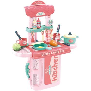 Imagem de Replay Kids Bancada Maleta Cozinha Infantil Top Kitchen 3 em 1 - 1833 SHINY TOYS