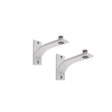 Imagem de Kit 2 Suportes Inove 100% Aluminio Trilho Suíço Ou Varão Wave - Varias