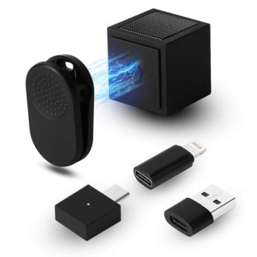 Imagem de Yungrain Microfone Lavalier sem fio, design ultracompacto, mini microfone sem fio para iPhone/Pro/iPad/Android/PC/Windows/Mac, microfone Bluetooth, microfone com clipe para Tiktok, YouTube, gravação