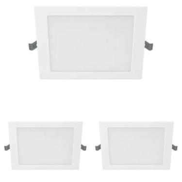 Imagem de 3 Luminárias Plafon Led 3000k Philips 18w 1300Lm Bivolt