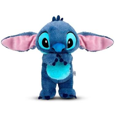 Imagem de Brinquedo Pelúcia Stitch Disney Grande Fofinho Boneco Com Movimento - 