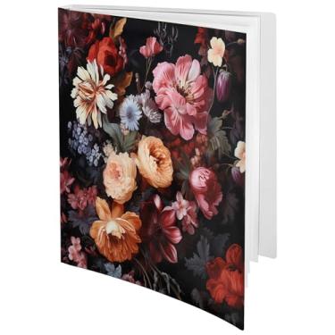 Imagem de GABraden Fichário com mangas de plástico com 30 bolsos, livros de apresentação de 21 x 27 cm, 60 páginas, pasta de portfólio com protetores de folhas de 21 x 28 cm para documentos, pasta de música