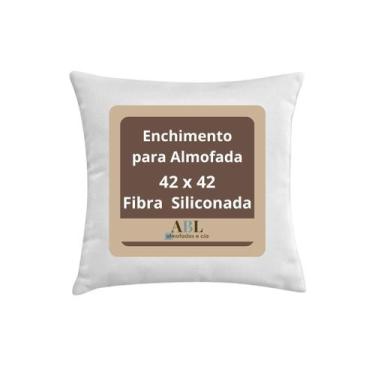 Imagem de Enchimento para Almofadas Fibra Siliconada 42x42 cm UNIDADE - ABL Almo