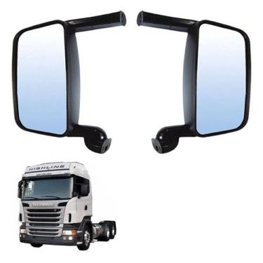 Imagem de Conjunto Retrovisor Completo Scania S4 E S5 Par LD E LD - Globo