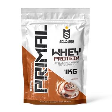 Imagem de Whey Protein Primal 1Kg - Importado - Soldiers Nutrition Sabor:Mocaccino