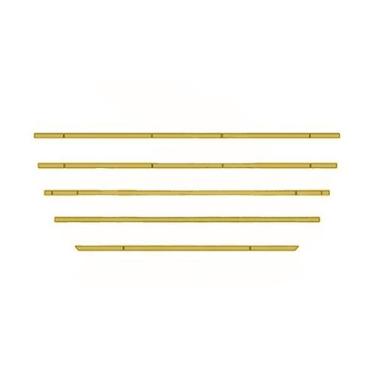 Imagem de Aplique Grade Inferior Para Daf XF Dourada Conjunto - Venka