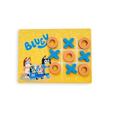 Imagem de Kit 10un Jogo da velha Mdf Bluey Mdf Lembrancinha Aniversário