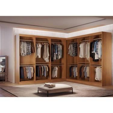 Imagem de Guarda Roupa Closet Light Premium Moderna Imbuia