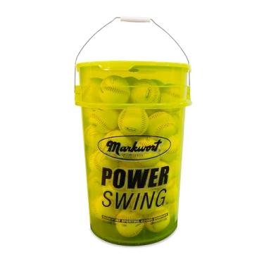 Imagem de Markwort Balde Power Swing com 5 dúzias de bolas de beisebol S92