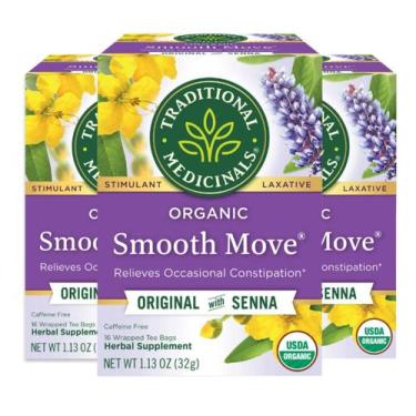 Imagem de Chá de ervas medicinais tradicionais Smooth Move Senna 48 sacos - Trad