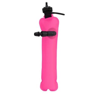 Imagem de Mergulho Surface Marker Bóia Mergulho SMB Impermeável Nylon Brilhante Cor Alta Visibilidade Float Bóia para Atividades Subaquáticas Entusiastas de mergulho (Rose Red)