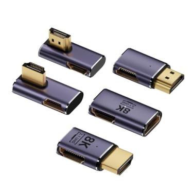 Imagem de MysRuida 8K@60Hz UHD HDMI 2.1 Extension Adapter 5 Pack, 3D 48Gbps Bidirectional Coupler, Male Female Extender Connector for Xbox PS4/PS5 HDTV Monitors Projectors, Dynamic HDR, Compatible With 4K@120Hz
