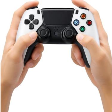 Imagem de Controle Sem Fio Bluetoth Compatível com PC Android Smart TV e Emuladores