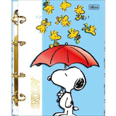 Imagem de Tilibra - Caderno Argolado Cartonado Colegial Snoopy 80 Folhas