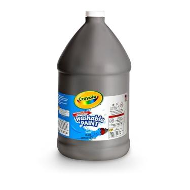 Imagem de Crayola Washable Paint, Black Paint, Classroom Supplies, 1 Gallon