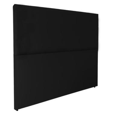 Imagem de Cabeceira Cama Box Almofadada Lisa Luxo material sintético RBL, Casal 