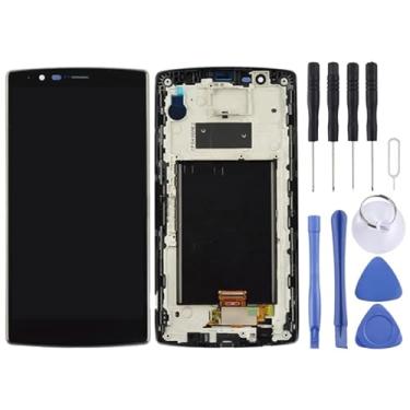 Imagem de YUNCHAO Acessórios telefônicos (LCD + Frame + Touch Pad) Conjunto de digitalizadores para LG G4 H810 H811 H815 H815T H818 H818P LS991 VS986 (Black) Substituição do telefone celular