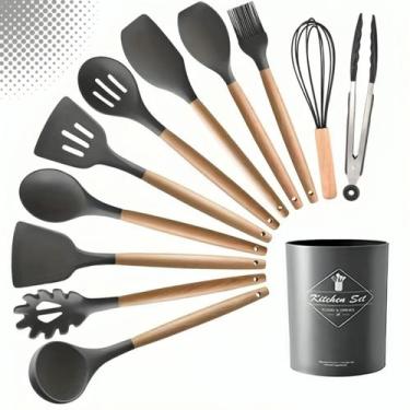 Imagem de Jogo 12 Utensílios Premium Silicone Para Revenda - Saav Utensílios