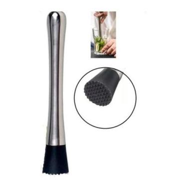 Imagem de Socador Macerador Esmagador para Drink's - em inox e Nylon - Wari