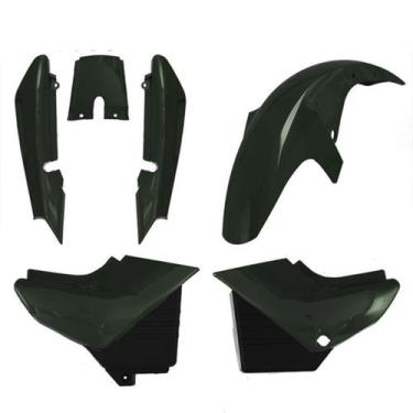 Imagem de Kit Carenagem 3 Peças Cromo Forte Moto Yamaha YBR 125 2000 2001 2002 2