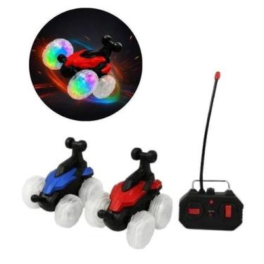 Imagem de Carrinho De Controle Remoto Com Luzes E Som Giro De 360 - Wellmix