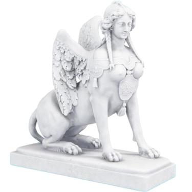 Imagem de Estátua Esfinge - Mitologia Grega (Cor Mármore)
