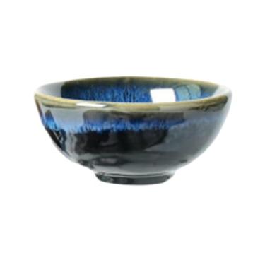 Imagem de Xícara de chá japonesa simples, requintada, retrô, requintada e fresca - taça de vinho transparente (azul estrelado)