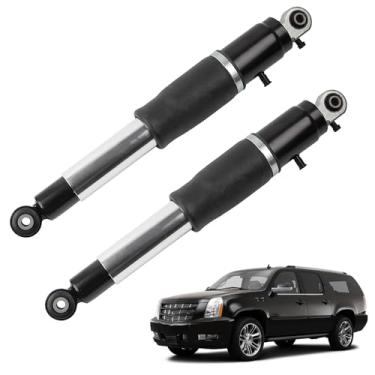 Imagem de Conjunto de amortecedor traseiro de 2 peças compatível com Cadillac Escalade, Chevy Suburban Tahoe, GMC Yukon Sierra 1500 2007-2014 substitui # 19302786 23487280 5801091