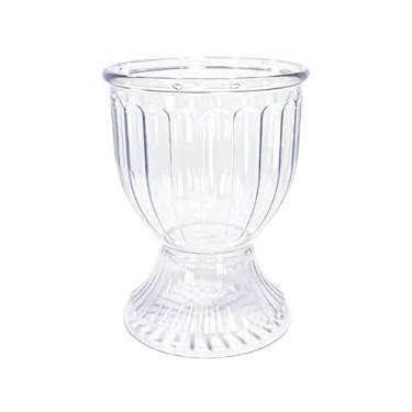 Imagem de Vaso Estilo Romano Decoração Festa Acrílico 13cm X 18cm (CRISTAL)