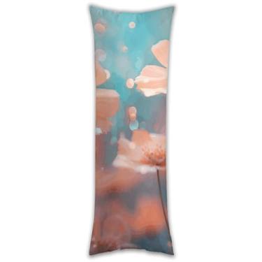 Imagem de Capa de travesseiro Pretty Body Ultra Macia Respirável Longa 137.2 cm x 50.8 cm Fronha Decorativa com Zíper Oculto Fronhas para Sofá de Quarto
