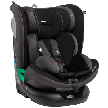 Imagem de Cadeirinha Para Auto Infanti Nonna 0 A 36kg Isofix Top Tether Base Giratória 360 Preto Noturno Cadeira Passeio para Carro Booster Bebê Infantil