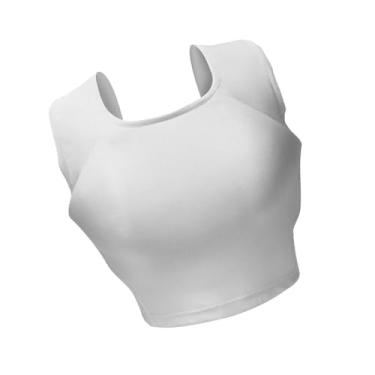 Imagem de RNXRZANK Protetor de Peito de Karatê para Mulheres, Protetor de Corpo de Taekwondo, Escudo de Costela, de Boxe, Proteção de Peito para Sanda Kickboxin, Xs