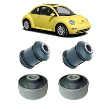Imagem de Kit 4 Bucha Bandeja Balança Dianteira Vw New Beetle 99/10 - Solupe Par