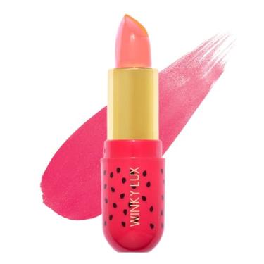 Imagem de Winky Lux Bálsamo labial com pH de geleia de melancia - protetor labial hidratante, tonalidade rosa natural com mudança de cor de pH, hidrata e suaviza os lábios enquanto deixa um tom rosa