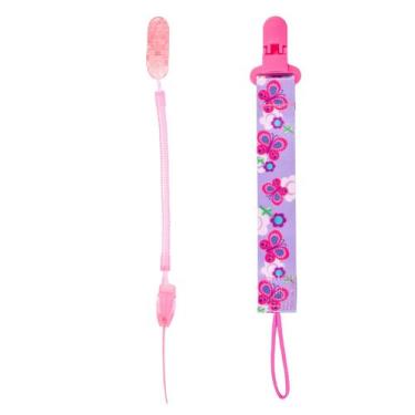 Imagem de Kit Prendedor Mola E Prendedor Estampado Pietra Baby Menimo Menina Inf