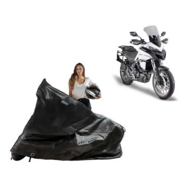 Imagem de Capa Protetora Sol Chuva Moto Ducati Multstrada V4 - Kahawai, Preto