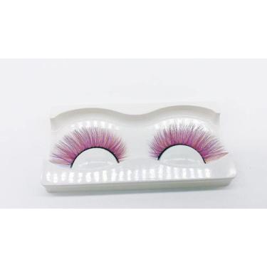 Imagem de Cílios postiços, vison sintético atraente e reutilizável, olho de gato