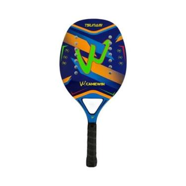 Imagem de Raquete De Beach Tennis Em Fibra De Carbono Com Bolsa Protetora Alta Q