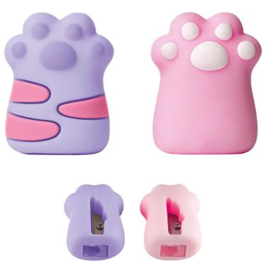 Imagem de APONTADOR MEOW HOLIC PETS - PATINHAS - CORES SORTIDAS - TRIS