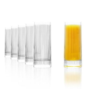Imagem de Stölzle Lausitz Copos de suco NYB SOHO conjunto de 6 380 ml - copos completos elegantes para suco, água e coquetéis - copos de água de cristal sem chumbo - laváveis na máquina de lavar louça, feitos