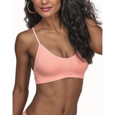 Imagem de Sutiã Ultraleve DeMillus 61400 Tamanho Único (Veste 40 a 46) Sem Costu