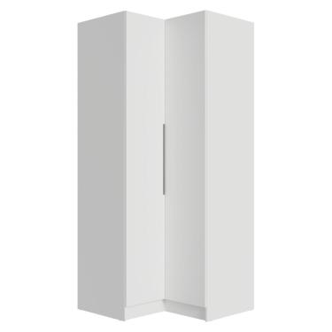 Imagem de Guarda-Roupa Modulado de Canto 2 Portas Branco Neo Madesa