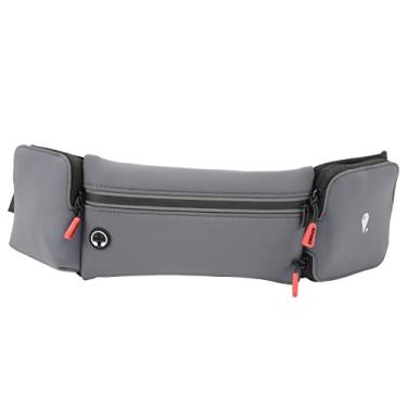 Imagem de GLOGLOW Cinto de hidratação, suporte portátil para garrafa de água com absorção de umidade, bolsa de corrida, mãos livres para homens e mulheres para fitness (cinza)