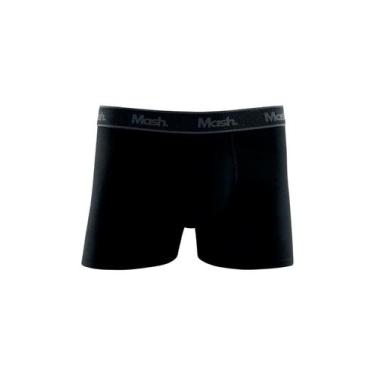 Imagem de Cueca Boxer Mash 170.108 Masculina Elástico Canelado Cotton T. P/GG, G