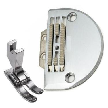 Imagem de Chapa Agulha Dente Calcador Costura Pesada Reta Industrial - Evolvere,