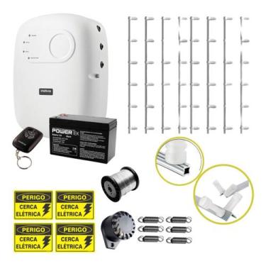 Imagem de Kit Cerca Elétrica Completo Intelbras com Central de Alarme para 40m