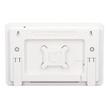 Imagem de Zhjvihx Relógio de Parede Digital, Brilho Ajustável de Cinco Velocidades RGB Colorido Calendário de Controle Remoto Colorido Exibir Relógio de Parede LED Grande Simples para Sala de Estar (Branco)